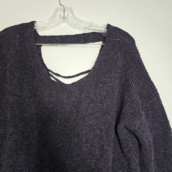 TORRID Womens Pullover Tunic Cross Back Sweater Size 1X - Picture 6 of 9